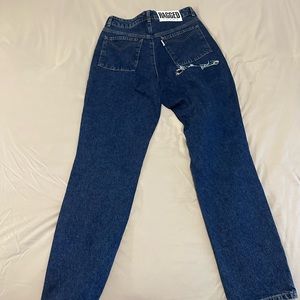 Ragged priest butt cut dark indigo jeans